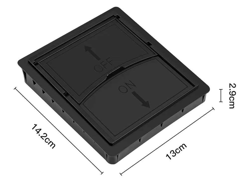 Car Storage Box For Tesla 2023 Model Y 2024 Model 3 Center Armrest Hidden Box Cup Holder Console Organizer Car Box Accessories