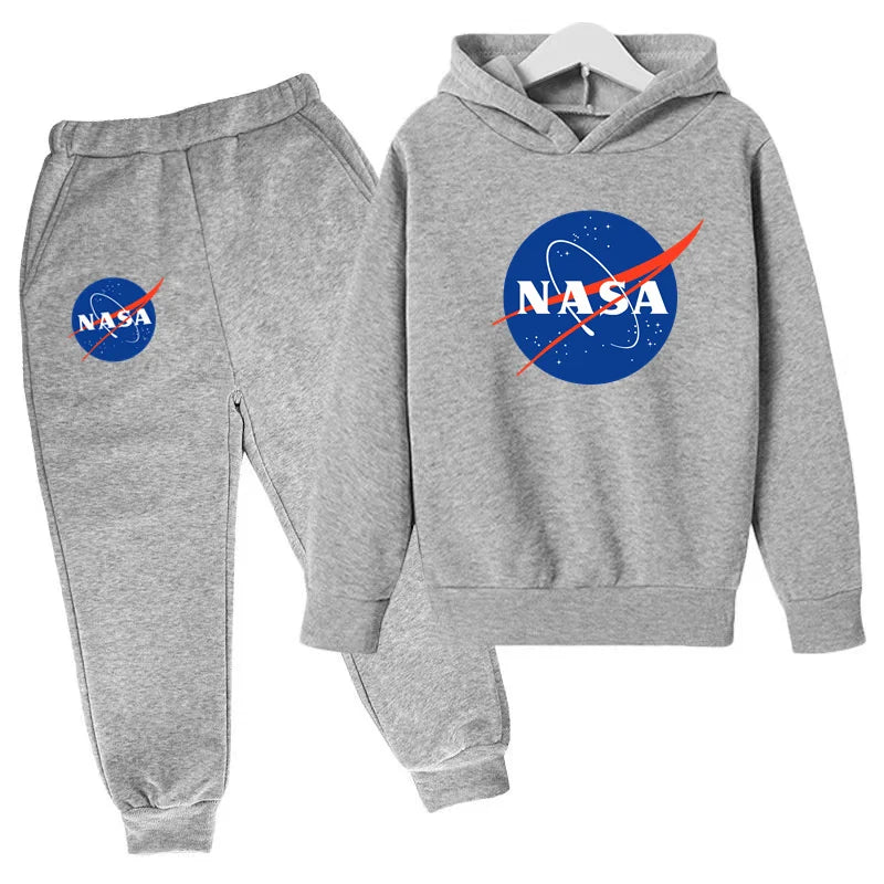 Children's Autumn Winter Hoodie Jumper Top+trousers 2P Boys Girls Toddler 3-12Y Sport Coat Fashion Casual Sweatshirt Jogging Set