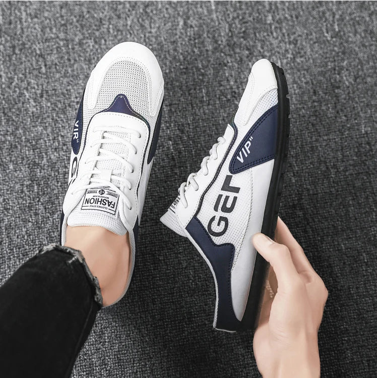 2024 New Men Slippers Trend Baotou Shoes for Men Summer Breathable Casual Shoe Vulcanized Flats Male Sneakers Half Slip-on Shoes