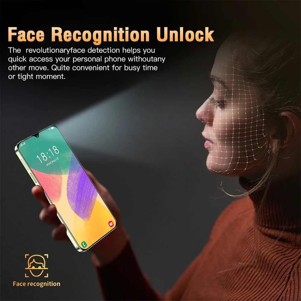 HOT 2025 new S25 Ultra original intelligent 5G dual card dual standby Android 14 system global version phones 7800mAh battery