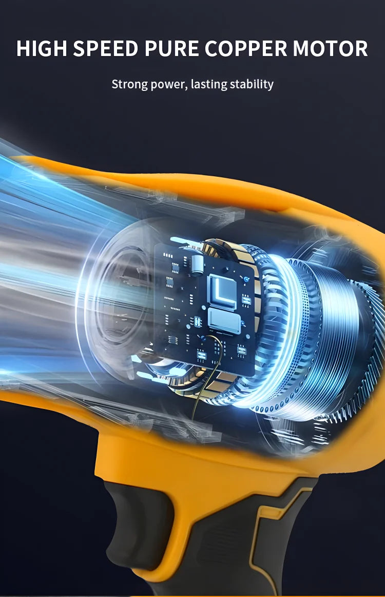 Dewalt Brushless Air Blower 30000RPM Cordless Turbo Fan Handheld Violent Fan Dryer 20V Rechargeable Dust Blowing Tool