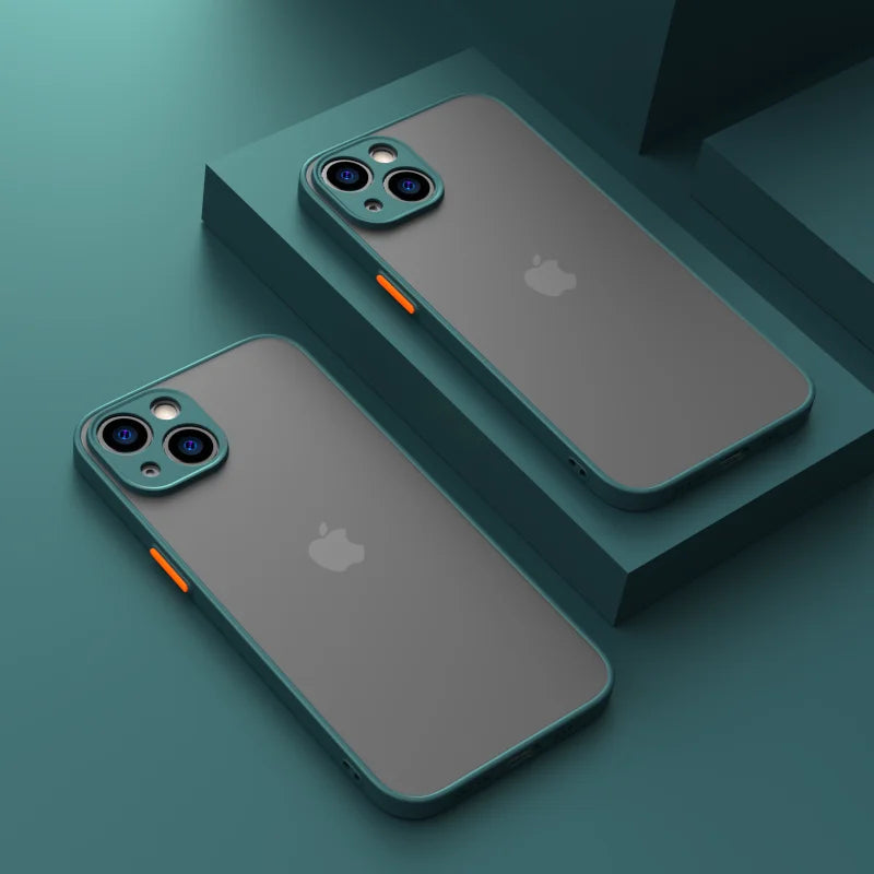 For iPhone 15 Plus Shockproof Armor Bumper Clear Phone Case iPhone 15 Pro iphone15 15Pro Max Bumper Soft Silicon Hard Cover Capa