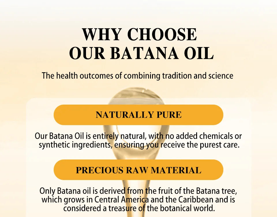 Batana Oil Africa Women Traction Alopecia Treatment Batana Hair Spray 100% Natural Hair Regrowth Hair Loss Crazy Fast Growth Oil