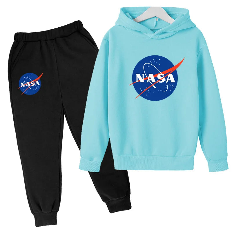 Children's Autumn Winter Hoodie Jumper Top+trousers 2P Boys Girls Toddler 3-12Y Sport Coat Fashion Casual Sweatshirt Jogging Set