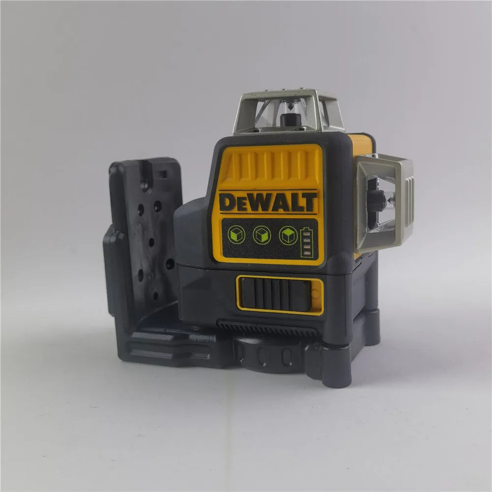 DEWALT DW089LG 1:1 Laser Level Self Levelling 12 Line 3 x 360 Green Beam Laser 12V Li-Ion Battery Lasers Outdoor