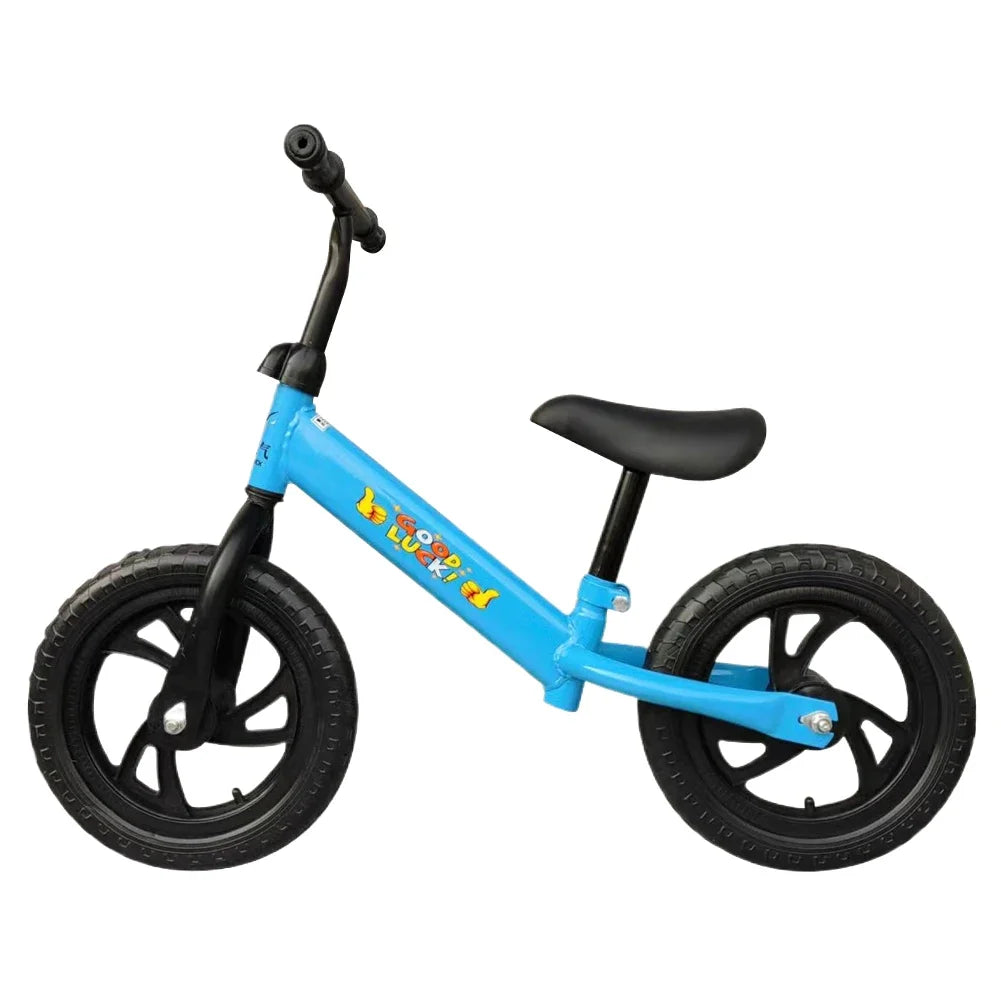 Kids Balance Bike Funny Toddler Training Bicycle Safe No Pedal Bike 12 In Wheel No Pedal Training Bicycle Gifts for Kids