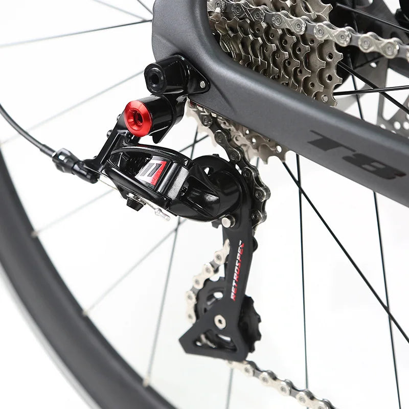 T8 carbon fiber road bike all-oil disc brakes gravel bike 22 speed Road Racing bicicleta aldult racing ultra-light City Bicycle