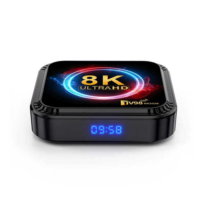 Salange TV98 ATV Ultra HD 8K Smart TV Box Android13 RK3528 2GB16GB 4GB 32/64GB Dual Wifi BT5.0 2.4G&5G Media Player Set Top Box