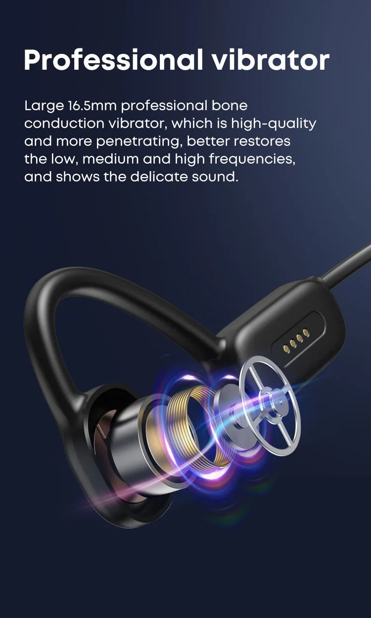 Xiaomi Bone Conduction Earphone IPX8 Wireless Open Headset Bluetooth 5.3 Swimming Bluetooth Headphones 32GB MP3 Sports Earbuds
