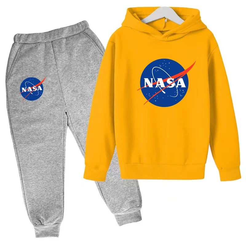 Children's Autumn Winter Hoodie Jumper Top+trousers 2P Boys Girls Toddler 3-12Y Sport Coat Fashion Casual Sweatshirt Jogging Set