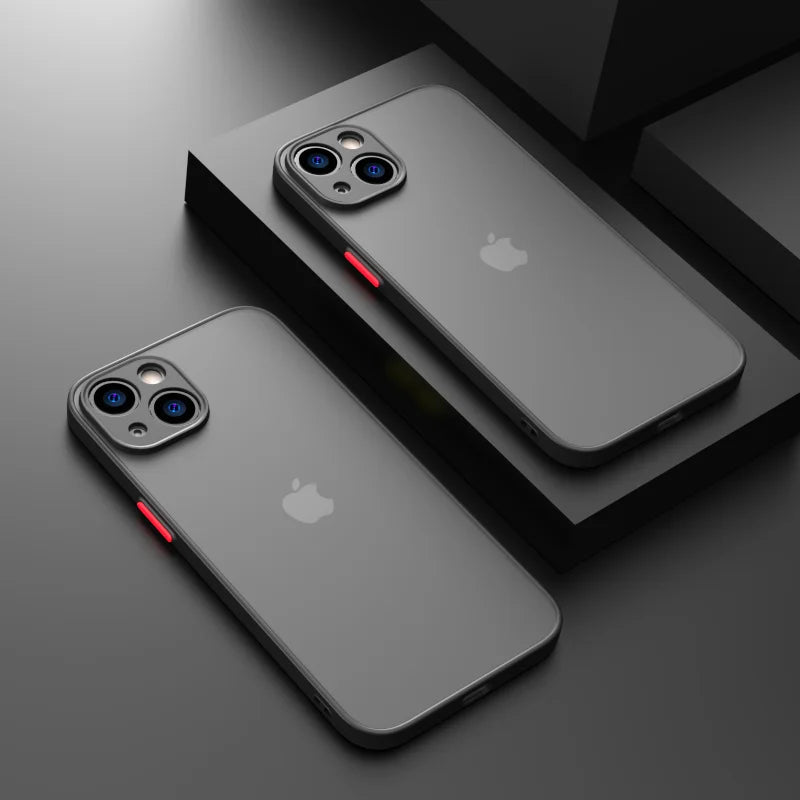 For iPhone 15 Plus Shockproof Armor Bumper Clear Phone Case iPhone 15 Pro iphone15 15Pro Max Bumper Soft Silicon Hard Cover Capa