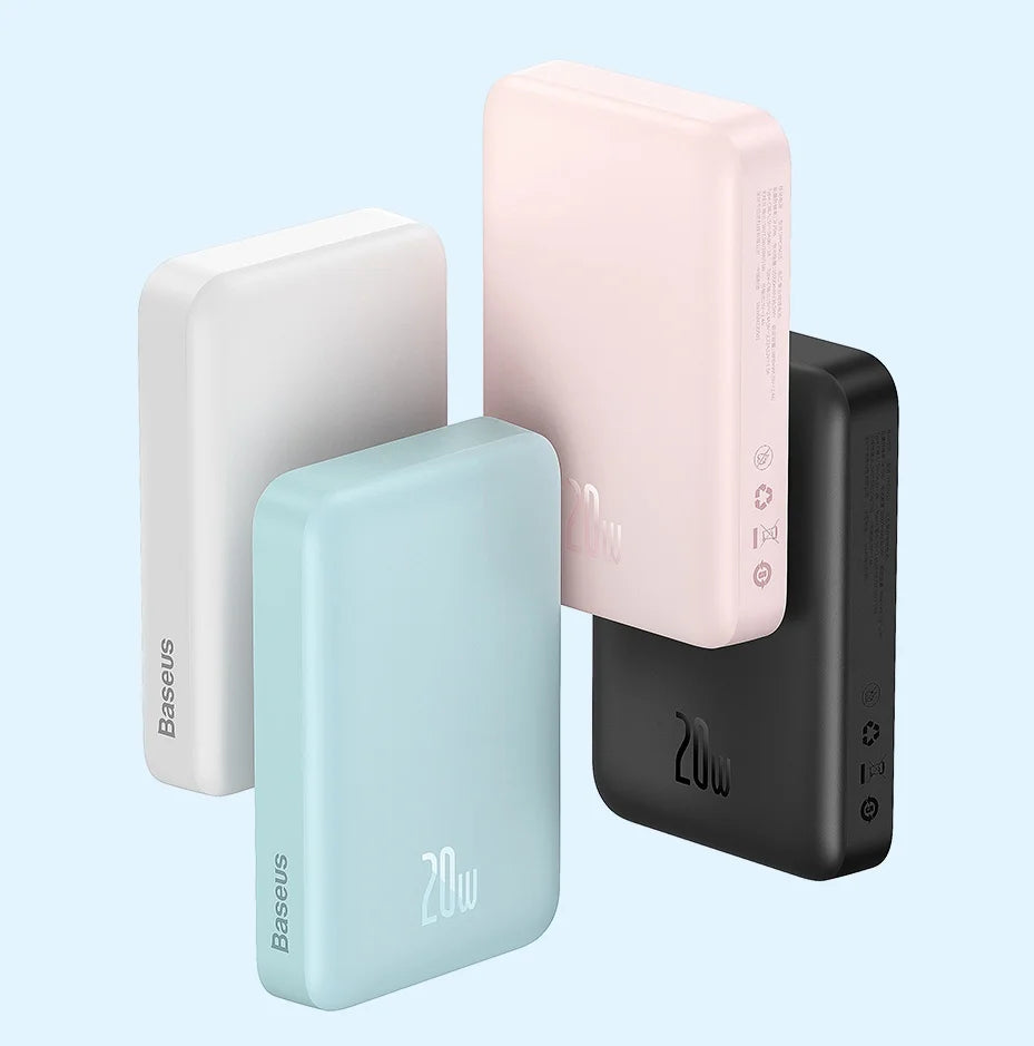 Baseus Power Bank 10000mAh Mini Magnetic Wireless Fast Charge Auto-wake For iPhone 16 15 14 13 Pro Max Magnetic Powerbank
