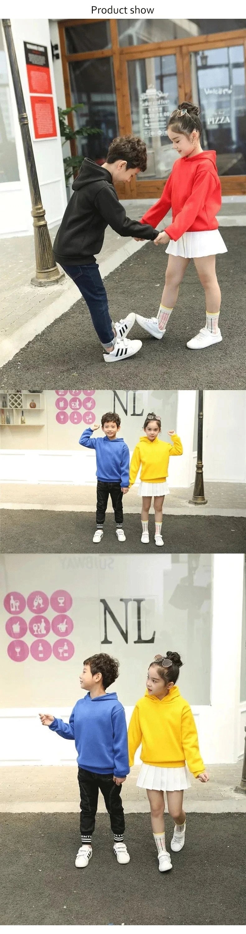 Children's Autumn Winter Hoodie Jumper Top+trousers 2P Boys Girls Toddler 3-12Y Sport Coat Fashion Casual Sweatshirt Jogging Set