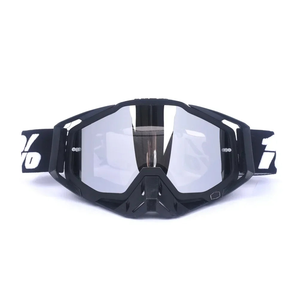 New Goggles PITSCOTTFOX100 Men And Women Windproof Glasses Motorcycle Goggles Motocross Dustproof Racing Cycling Skiing Goggles