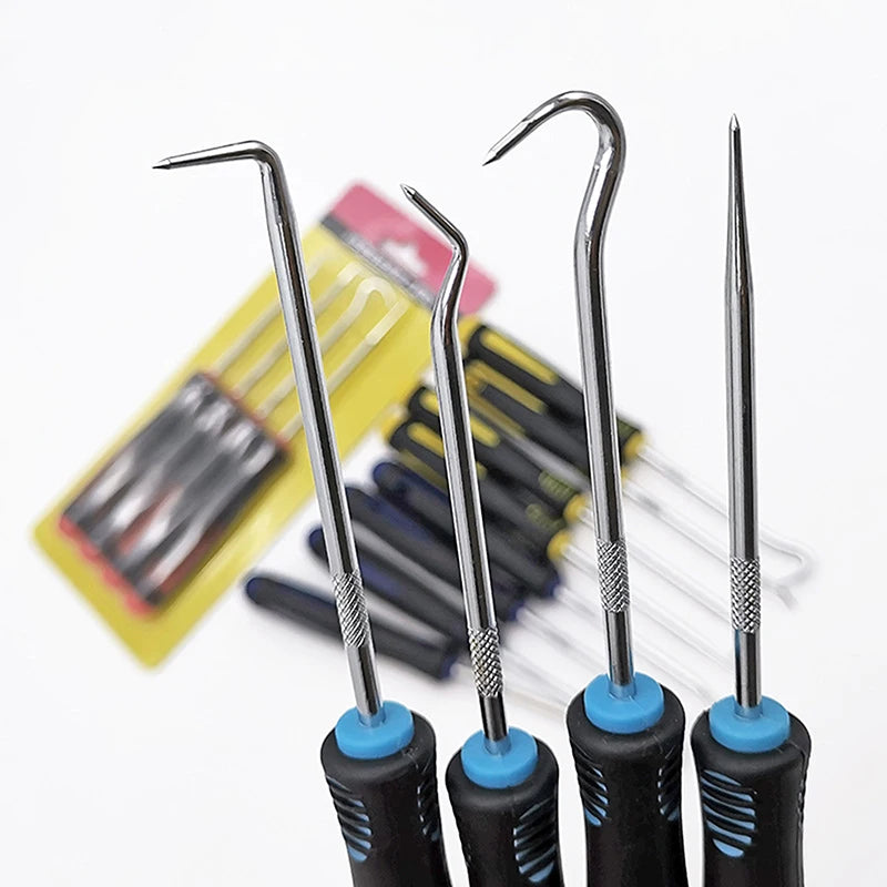 4Pcs Oil Seal Screwdrivers Car Auto Vehicle Pick Hooks For Garages General-Plumbers Mechanics Workshop Car Repair Tools