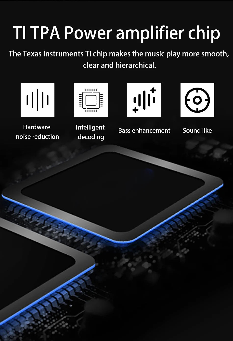 Min Wall Amplifier Bluetooth Smart Home Audio Touch Screen 4*20W Stereo Sound Music Panel background music Ceiling Speaker FM