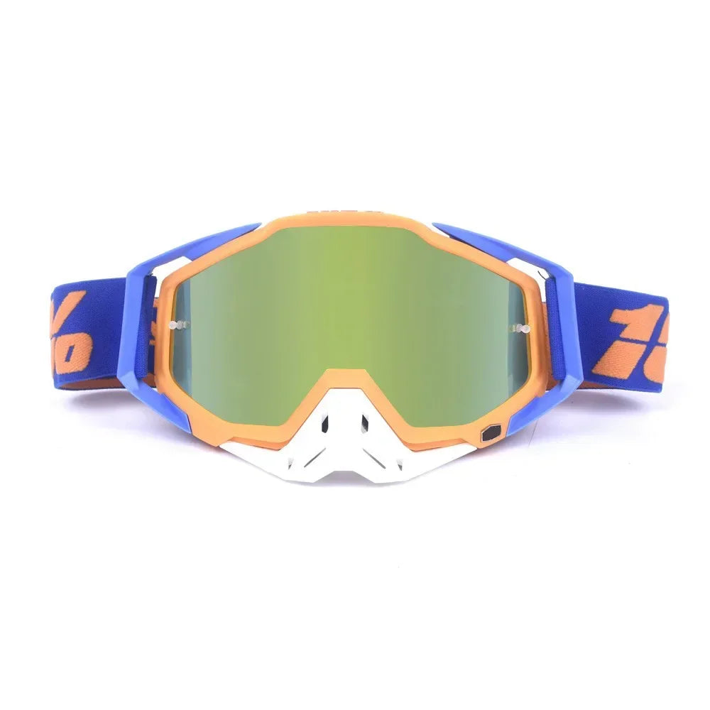 New Goggles PITSCOTTFOX100 Men And Women Windproof Glasses Motorcycle Goggles Motocross Dustproof Racing Cycling Skiing Goggles