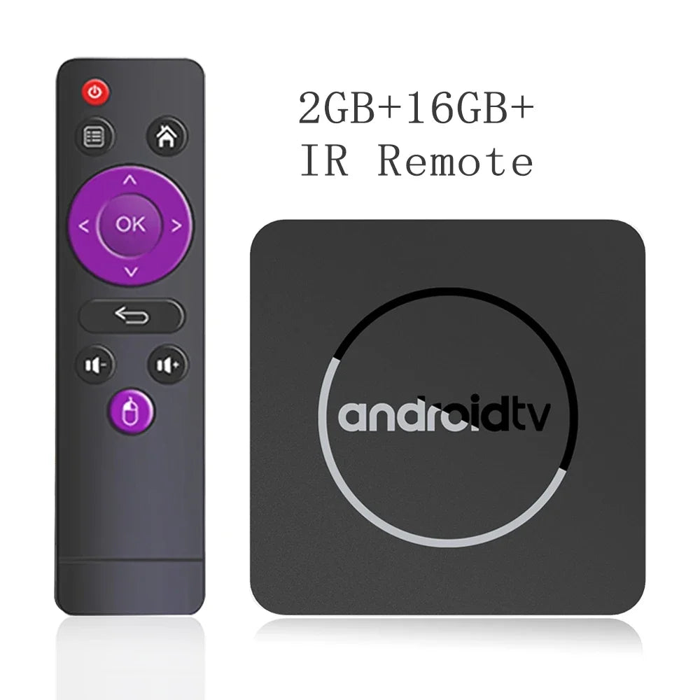 Android 13 4K HDR10+ Smart TV Box Allwinner H313 2GB16GB Dual Wifi BT5.0 Set Top Box Media Player Stereo Surround Q1 ATV