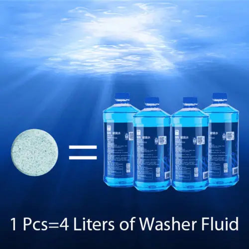 Car Windscreen Cleaner Effervescent Tablet Auto Window Solid Cleaning Automobile Glass Water Wiper Washing Tablets Dust Remover