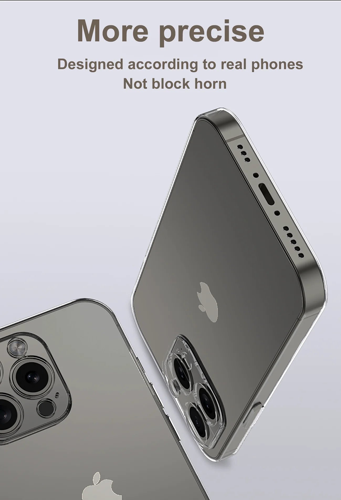 Crystal clear caso for iPhone 14 12 13 15 11 Pro X XS Max 8 7 plus ultra thin Fit Protective silicone Transparent soft Case
