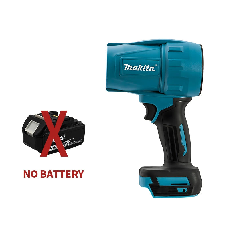 Makita Violent Blower 30000RPM Turbo Jet Fan Electric Air Duster Wind Speed Turbo Rechargeable with Light Car Cleanin 18V