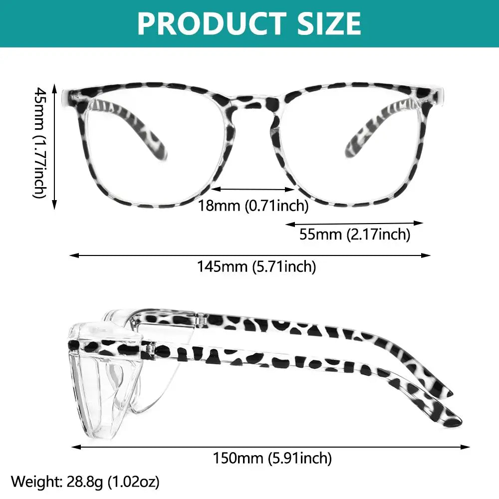 Safety Glasses Anti-fog Pollen GogglesBlue Light Blocking Glasses UV400 Protection Glasses Anti-saliva Dust-proof for Men Women