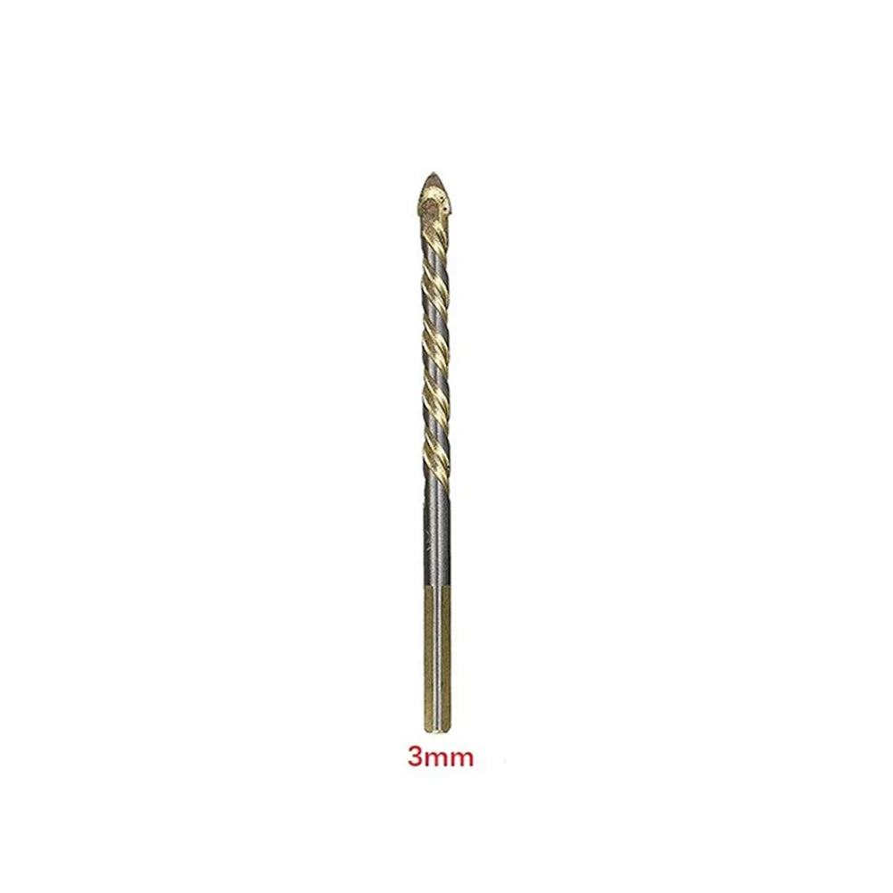 1Pc Triangle Drill Bit 3/4/5/6/8/10/12mm Tungsten Carbide For Porcelain Tile Concrete Brick Glass Punching Electric Drill Tools