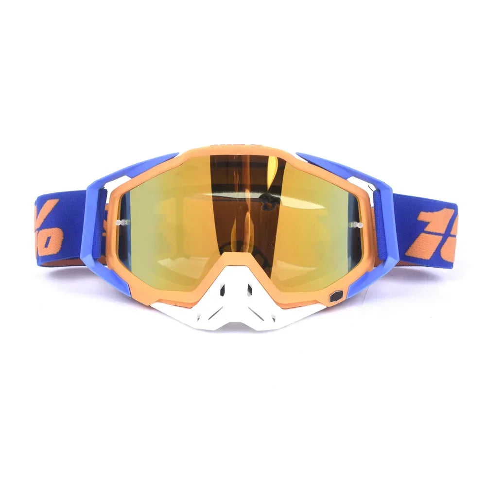 New Goggles PITSCOTTFOX100 Men And Women Windproof Glasses Motorcycle Goggles Motocross Dustproof Racing Cycling Skiing Goggles