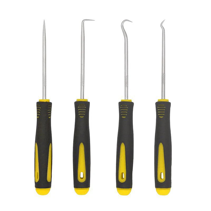 4Pcs Oil Seal Screwdrivers Car Auto Vehicle Pick Hooks For Garages General-Plumbers Mechanics Workshop Car Repair Tools
