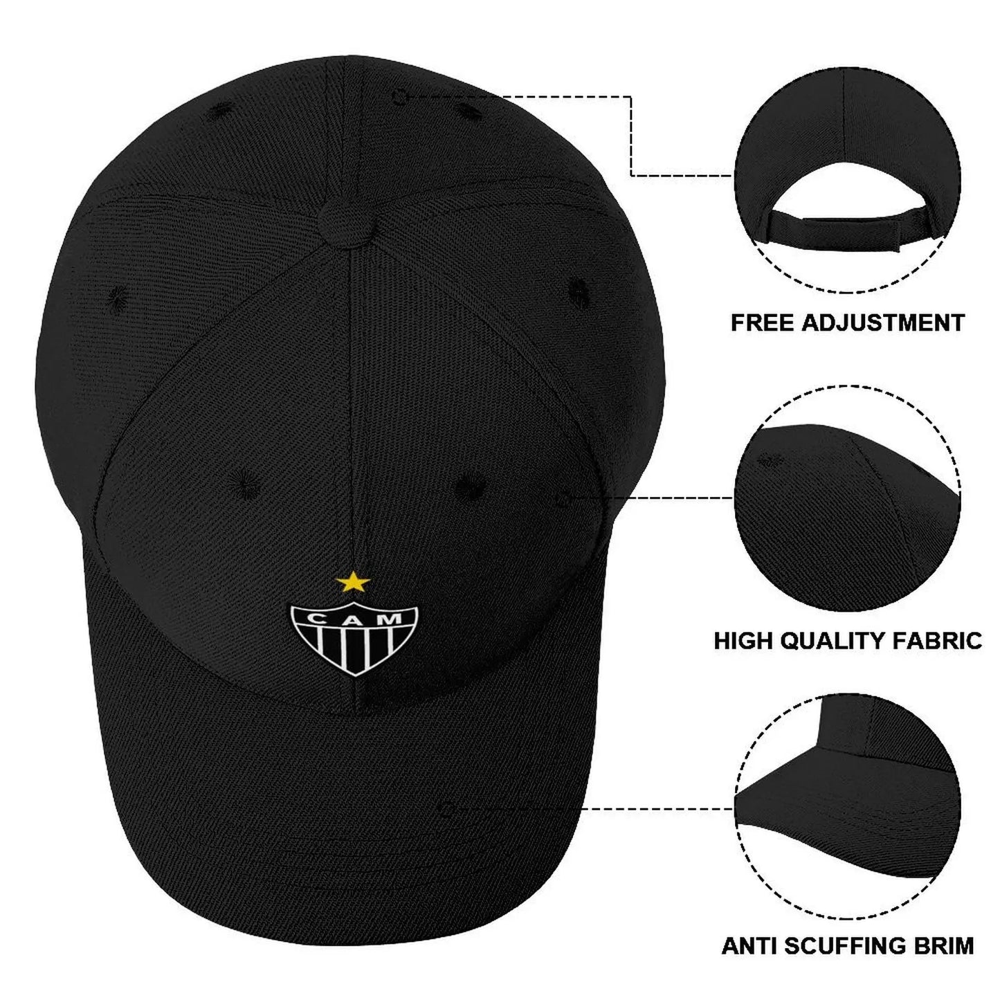 Clube Atlético Mineiro Baseball Cap Beach Outing dad hat Women Hats Men's