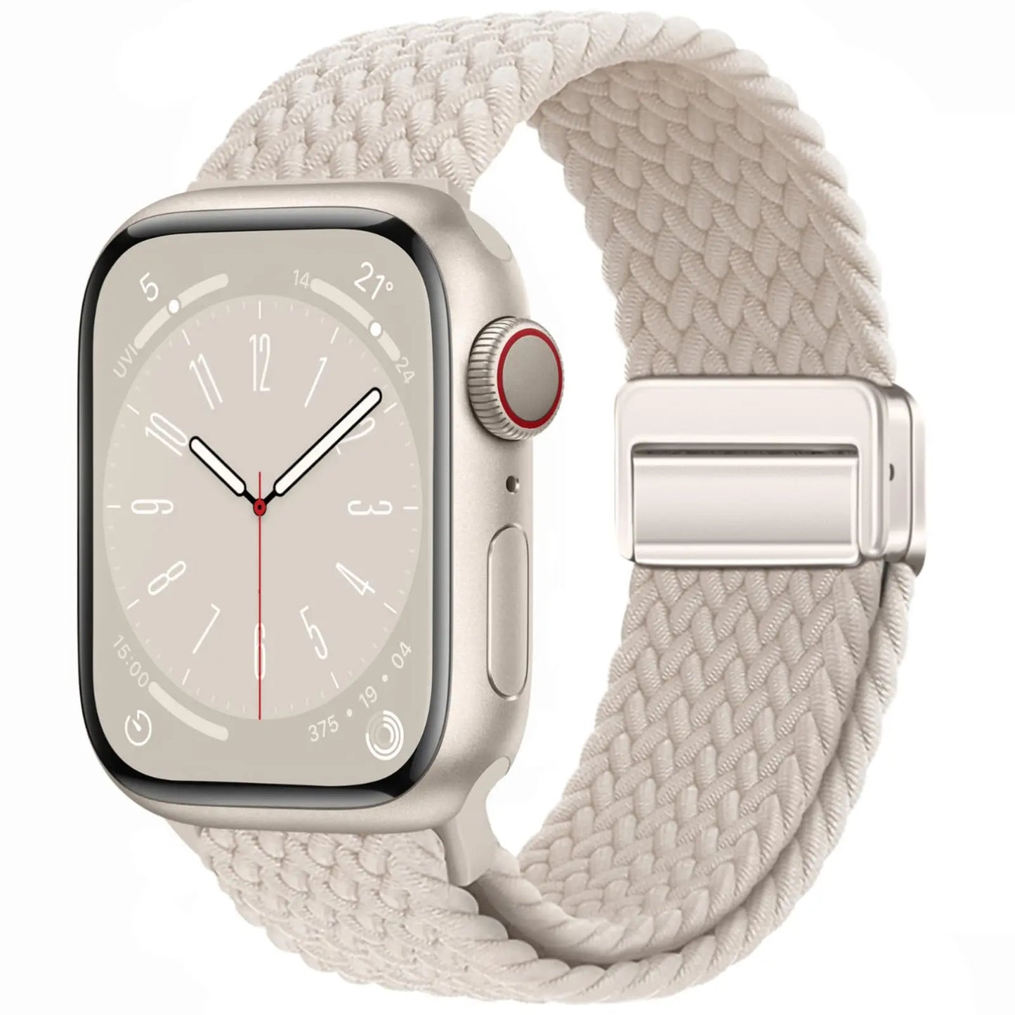 Braided Strap For Apple Watch Band 40mm 45mm 41mm 44mm 49mm 38 magnetic buckle Nylon Bracelet iWatch series se 7 5 6 8 9 Ultra 2