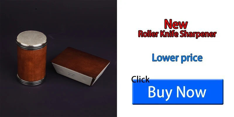 Rolling Knife Sharpener Magnetic Knife Holder Diamond Sharpening Stone Kit with 15 and 20 Degrees Angle Roller Kitchen Accessory