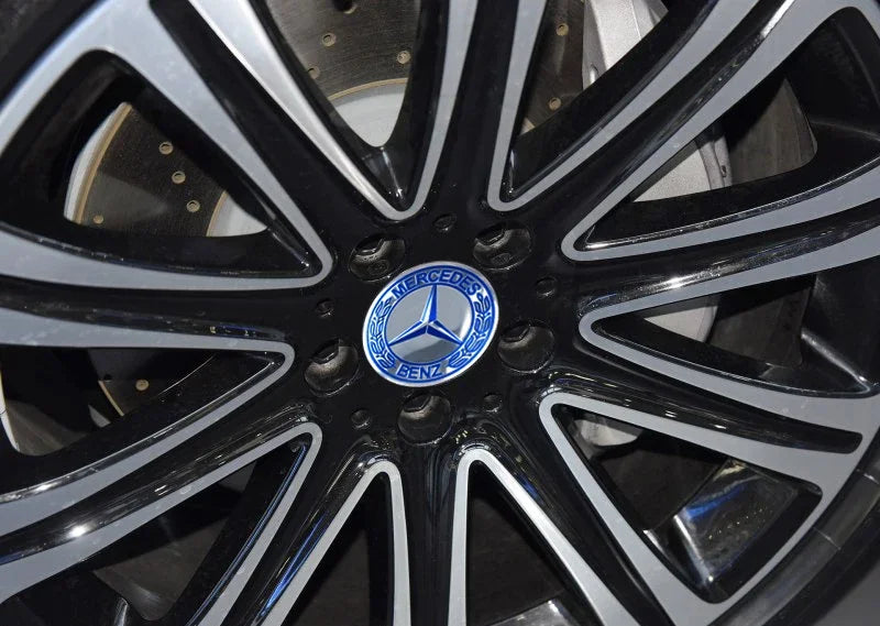 4Pcs 56mm Car Styling Wheel Hub Cap Stickera Car Refit Accessories for Mercedes Benz Amg W205 W211 W204 W212 W213 W203 W176 W221