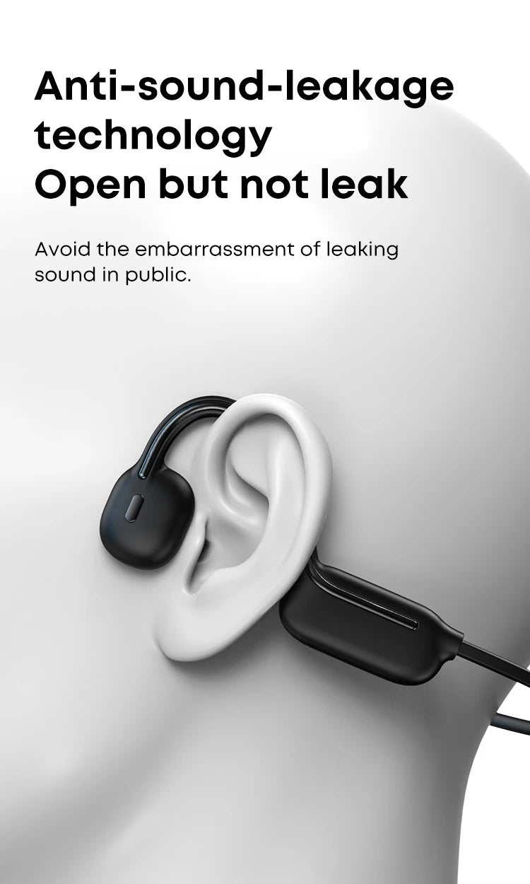 Xiaomi Bone Conduction Earphone IPX8 Wireless Open Headset Bluetooth 5.3 Swimming Bluetooth Headphones 32GB MP3 Sports Earbuds