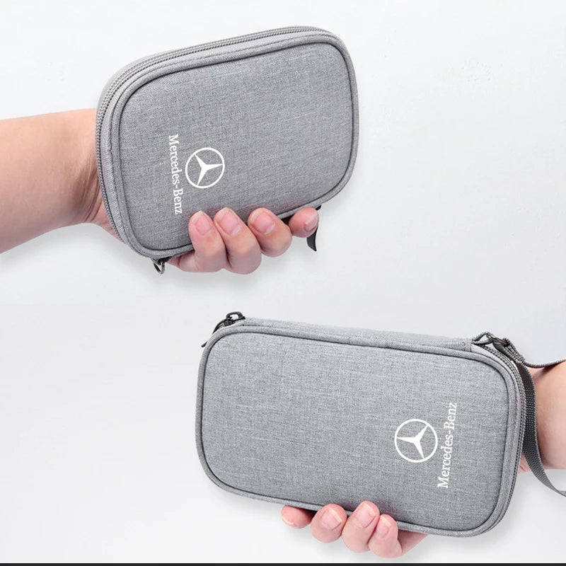 Car Storage Box Carrying Bag Portable Storage Bag For Mercedes Benz AMG W203 W206 W220 W205 Smart W211 W212 W201 W210 W108 C200L