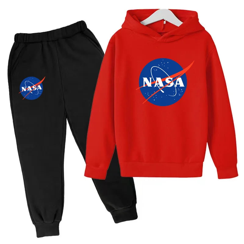 Children's Autumn Winter Hoodie Jumper Top+trousers 2P Boys Girls Toddler 3-12Y Sport Coat Fashion Casual Sweatshirt Jogging Set