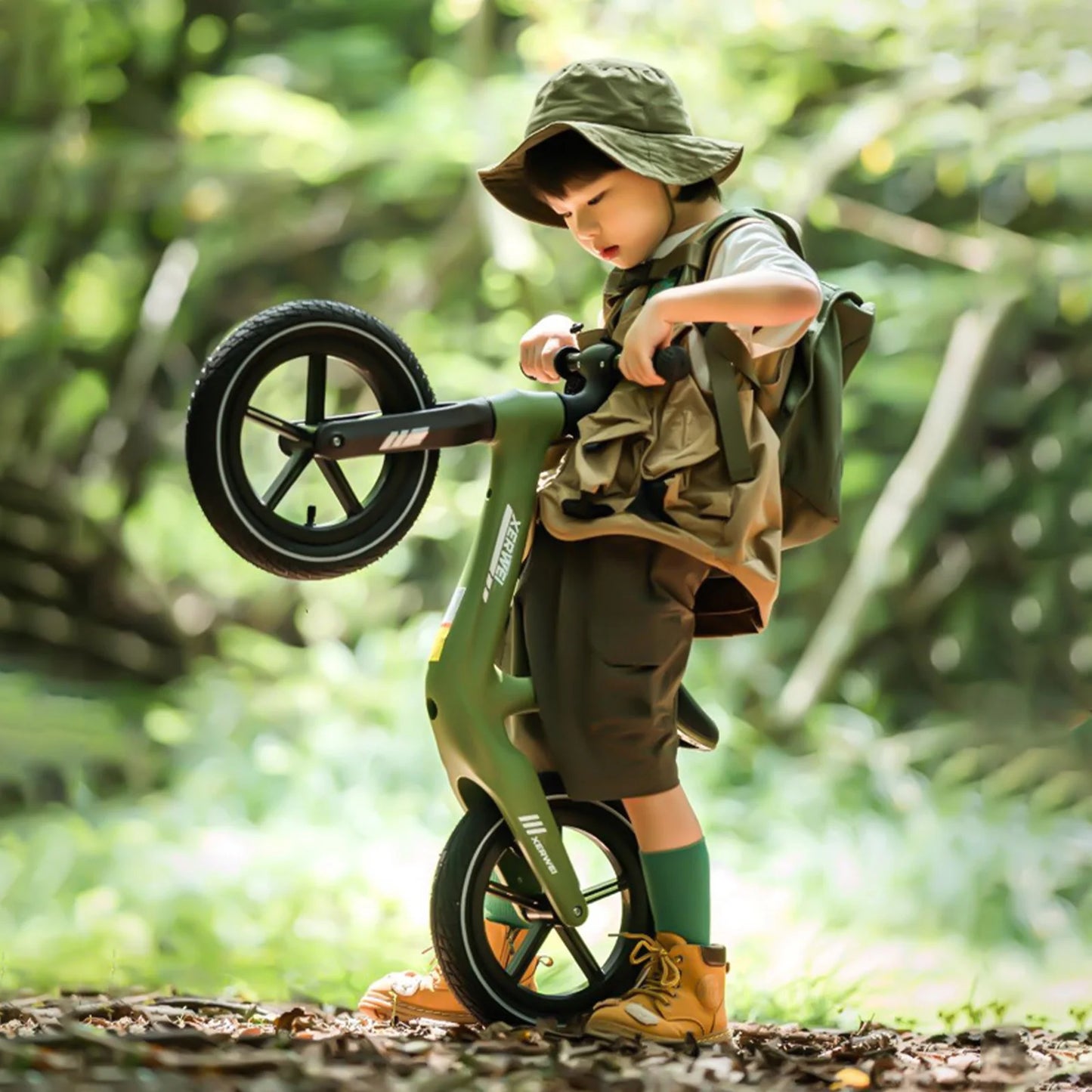 2024 Children's Balance Bike Pedal-Less Self Balancing Scooters For 2-7 Years Kids 80cm-140cm Height Boys Girls Cycling Bicycles