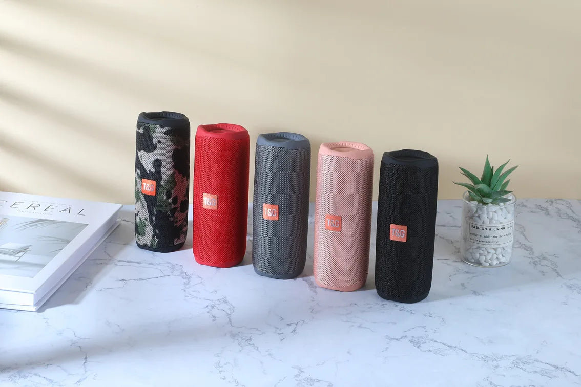 Portable Bluetooth Speaker TWS 10W Wireless Sound Box Subwoofer Waterproof Outdoor Column Boombox TF Card caixa de som TG365
