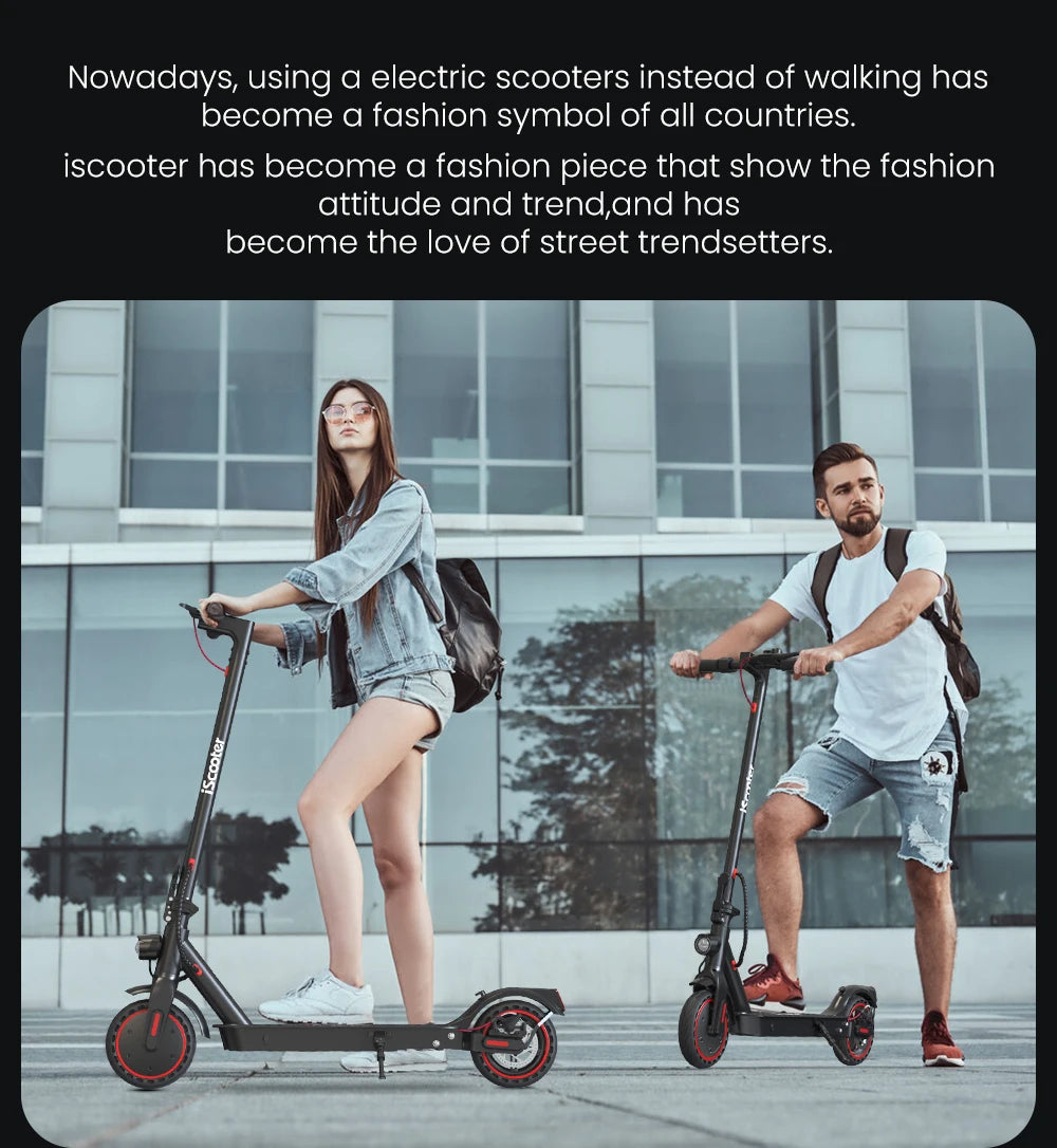 iScooter i9/i9pro/i9max Electric Scooter Adult 350/500W E-scooter 7.5/10Ah Electric Kick Scooter 8.5/10 inch New Adult Scooter