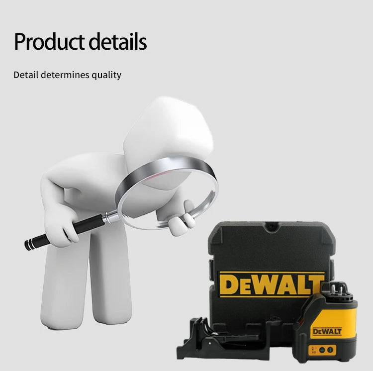 DEWALT DW088CG Laser Level With Case30m Self-Leveling Cross Line Green Cross Line Lase Horizontal Vertical Laser Level