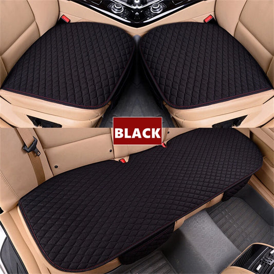 Fiber Flax Universal Car Seat Covers Protector Seats Mats Pad For Citroen C2 C5 X C6 C4 C3-XR C-Elysee C-Quatre C4 C5 AIRCROSS