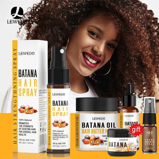 Batana Oil Africa Women Traction Alopecia Treatment Batana Hair Spray 100% Natural Hair Regrowth Hair Loss Crazy Fast Growth Oil