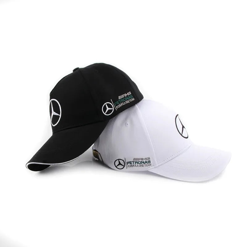 Car Baseball Cap Outdoor Adjustable Casual Hats Sunscreen Hat For Mercedes Logo Benz AMG W203 W206 W220 W211 W212 W210 GLC GLK