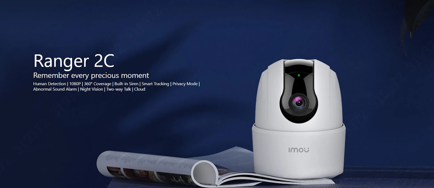 IMOU Ranger 2C 2MP/4MP Home Wifi 360 Camera Human Detection Night Vision Baby Security Surveillance Wireless IP Camera