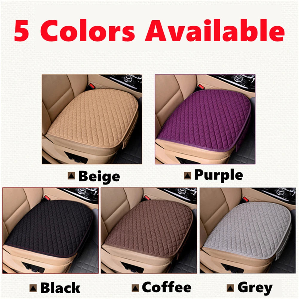 Fiber Flax Universal Car Seat Covers Protector Seats Mats Pad For Citroen C2 C5 X C6 C4 C3-XR C-Elysee C-Quatre C4 C5 AIRCROSS