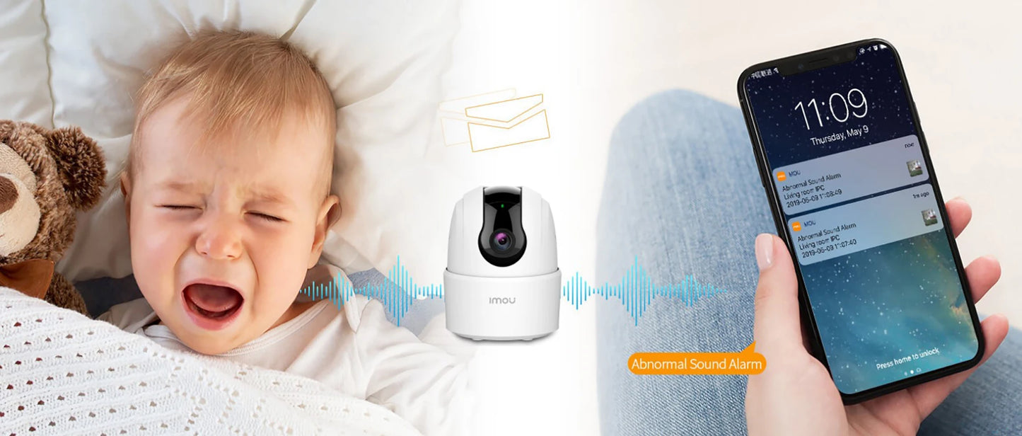 IMOU Ranger 2C 2MP/4MP Home Wifi 360 Camera Human Detection Night Vision Baby Security Surveillance Wireless IP Camera