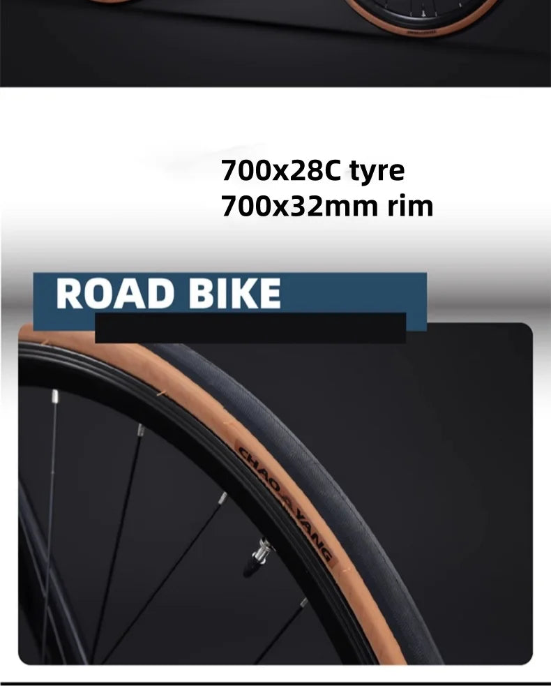 18 Speed Road Bike Gravel Bikes Aluminum Alloy Frameset Hydraulic Disc Brake 32mm Racing Bicycle Wheelset 700x28C