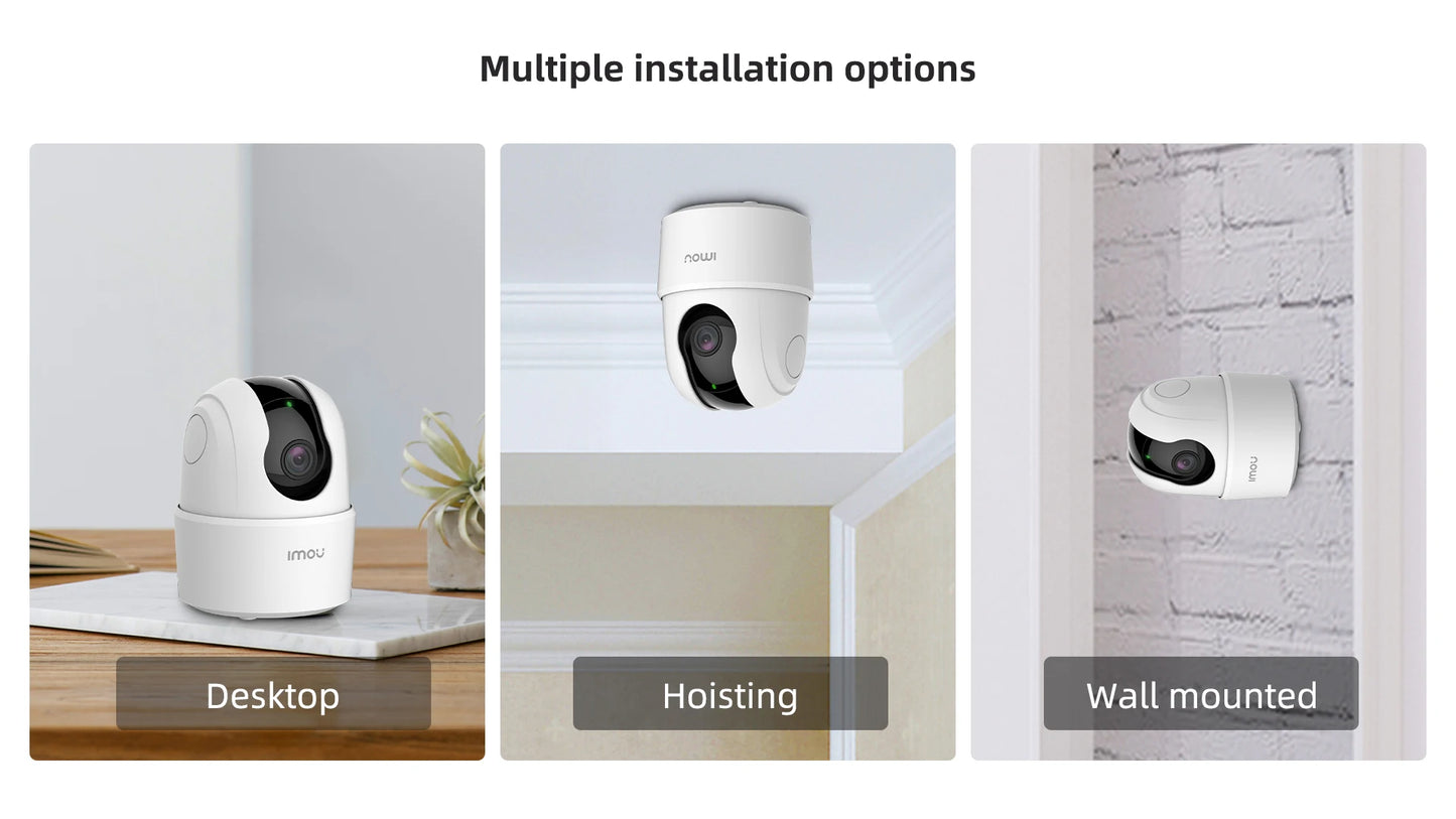 IMOU Ranger 2C 2MP/4MP Home Wifi 360 Camera Human Detection Night Vision Baby Security Surveillance Wireless IP Camera