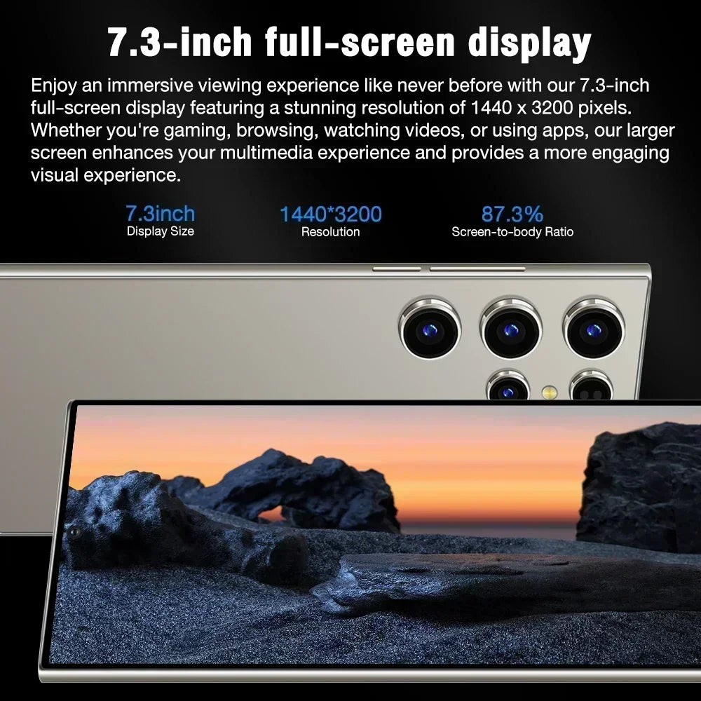 HOT 2025 new S25 Ultra original intelligent 5G dual card dual standby Android 14 system global version 8000mAh battery