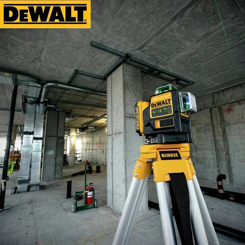 DEWALT  Laser Level DW089LG Self Levelling 12 Line 3 x 360 Degrees Green Beam Laser 12V MAX Li-Ion Battery Lasers